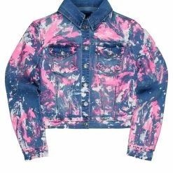 WOMENS JACKETS Best Seller DESTINY-C DENIM JACKET-LIGHT WASH