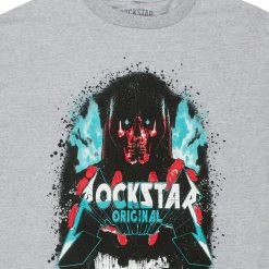 MENS TEES Tops DEVERAUX GRAPHIC T-SHIRT-GREY