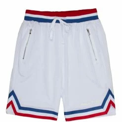 MENS SHORTS DIME GRAPHIC SHORT-WHITE