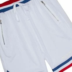 MENS SHORTS DIME GRAPHIC SHORT-WHITE