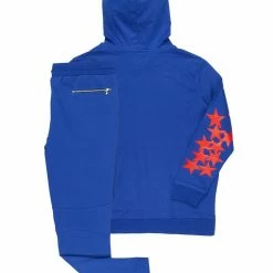 MENS TRACK SETS DOMINIC GRAPHIC TRACKSET-ROYAL BLUE
