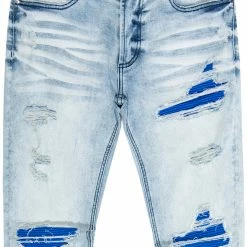 MENS JEANS DANNIE PATCH JEAN- BLUE/BLUE