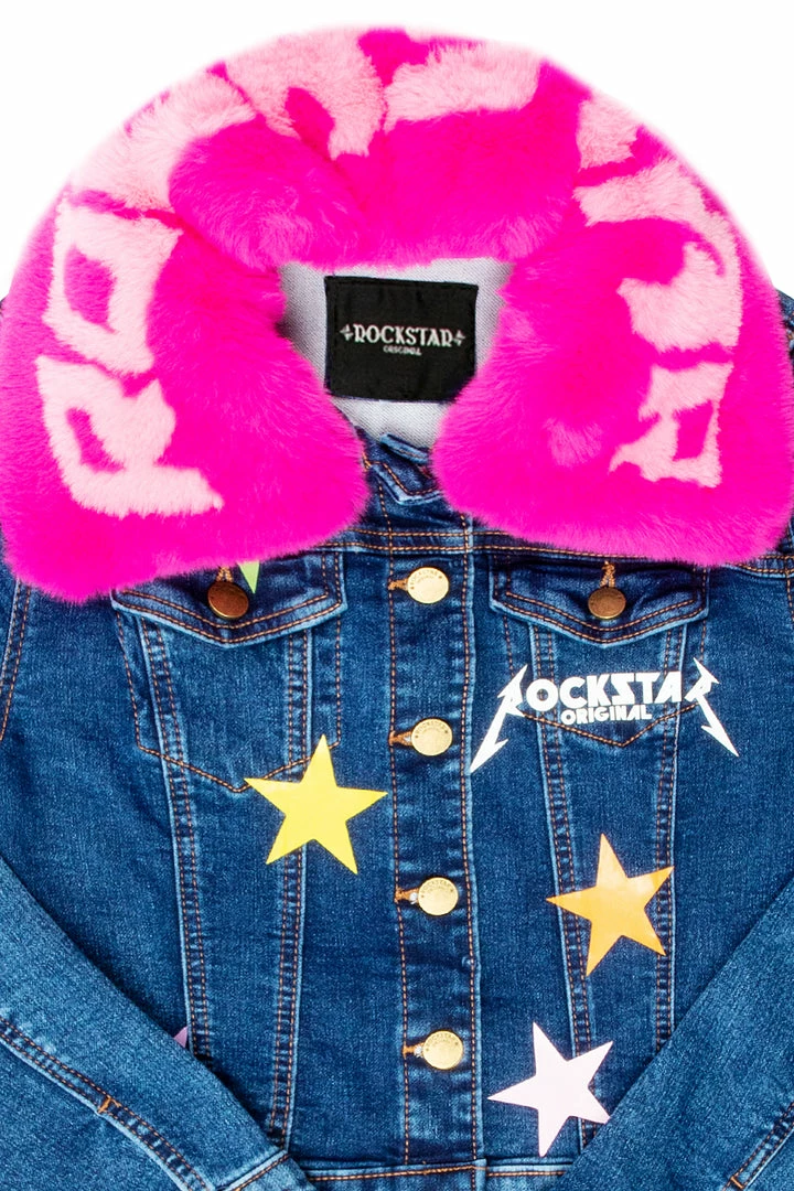 Outlet 🤩 WOMENS JACKETS DOMINIQUE DENIM JACKET-MED. WASH 🥰 3 WOMENS JACKETS DOMINIQUE DENIM JACKET-MED. WASH