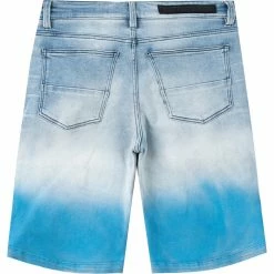 MENS SHORTS DRIPPER PRINTED SHORT- BLUE
