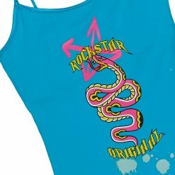 WOMENS TOPS ELZYN TANK TOP-BLUE