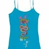 WOMENS TOPS ELZYN TANK TOP-BLUE