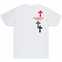 MENS TEES EXO GRAPHIC T-SHIRT-WHITE Tops