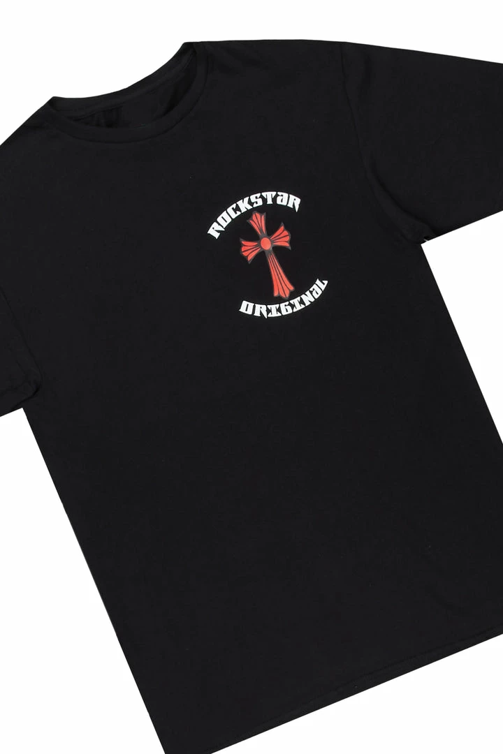 Best Pirce ๐ MENS SHORT SETS FANTOME T-SHIRT/DENIM SHORT SET-BLACK ๐ 2 MENS SHORT SETS FANTOME T-SHIRT/DENIM SHORT SET-BLACK