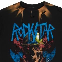 MENS TEES FLEET PRINTED T-SHIRT-BLACK