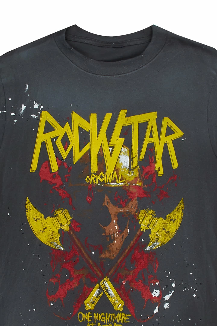 Best Sale 🔥 MENS TEES FLEET PRINTED T-SHIRT-GREY 🎁 3 MENS TEES FLEET PRINTED T-SHIRT-GREY