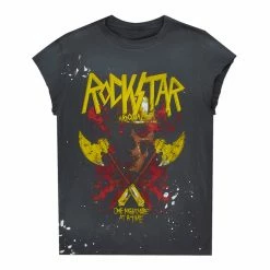 MENS TEES FLEET PRINTED T-SHIRT-GREY