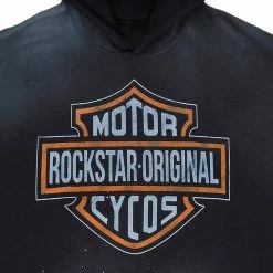 MENS HOODIES & SWEATSHIRTS FURY SHORT SLEEVE HOODIE-BLACK Tops