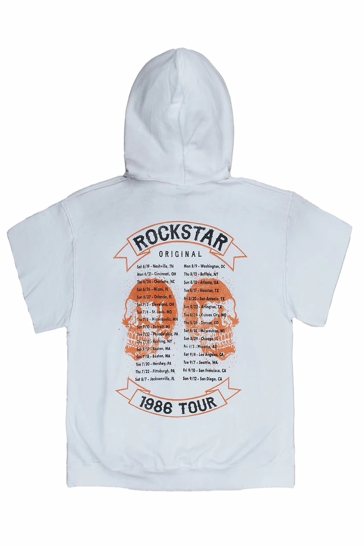 Cheapest 🛒 MENS HOODIES & SWEATSHIRTS FURY SHORT SLEEVE HOODIE-WHITE 👍 3 MENS HOODIES & SWEATSHIRTS FURY SHORT SLEEVE HOODIE-WHITE