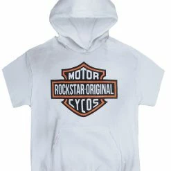 MENS HOODIES & SWEATSHIRTS FURY SHORT SLEEVE HOODIE-WHITE