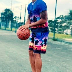 MENS SHORT SETS Farley Short Set (Blue) Track Sets