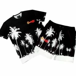 MENS SHORT SETS Track Sets Farley Short Set (Black)