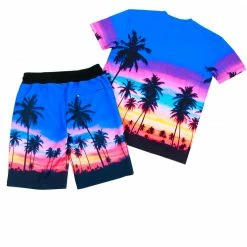 MENS SHORT SETS Farley Short Set (Blue) Track Sets