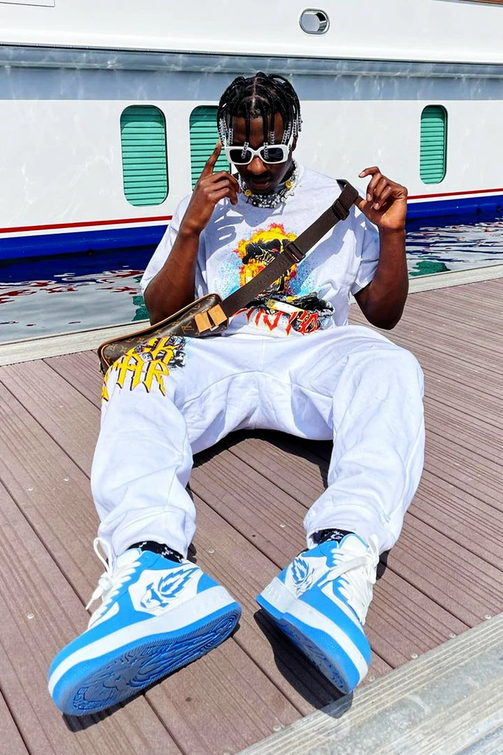 Cheap ⌛ MENS TRACK SETS FREDDI T-SHIRT/JOGGER SET-WHITE 😍 1 MENS TRACK SETS FREDDI T-SHIRT/JOGGER SET-WHITE