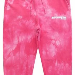 MENS PANTS Track Sets FULTON TIE DYE JOGGER- PINK
