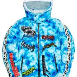 MENS OUTERWEAR GIOVAN PUFFER JACKET- BLUE