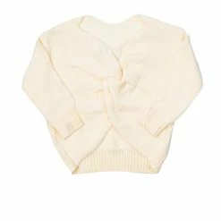 GIRLS SWEATSHIRTS New Arrivals GIRLS FAYE GRAPHIC SWEATER-IVORY