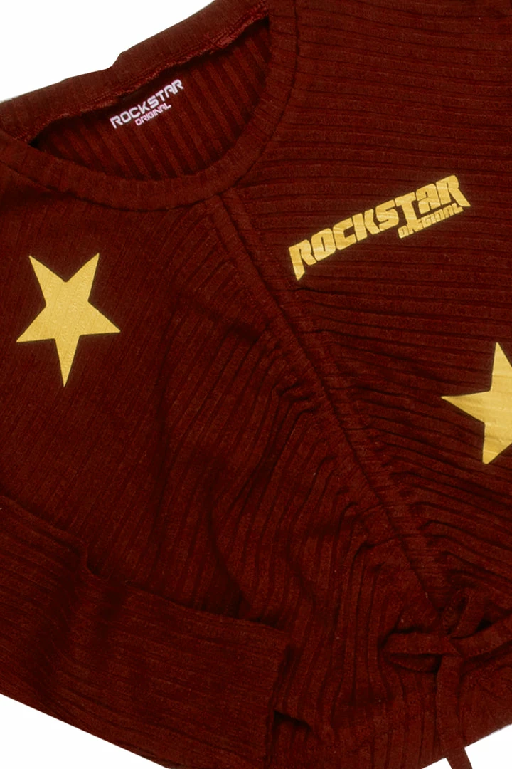 Deals 🔥 GIRLS SHORT SETS 👧 GIRLS GABRIELA RIBBED SET-BURGUNDY New Arrivals 👍 2 GIRLS SHORT SETS GIRLS GABRIELA RIBBED SET-BURGUNDY New Arrivals