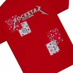 MENS TRACK SETS GRAND T-SHIRT/TRACKPANT SET-RED/GREEN