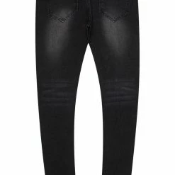 MENS JEANS GREYSON 5 POCKET JEAN-BLACK WASH Denim