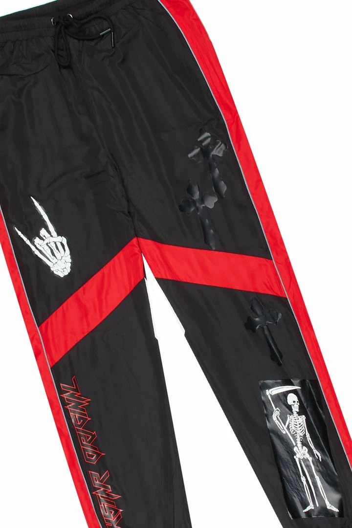 Cheap 👍 MENS TRACK SETS GRIM GRAPHIC TRACK SET-BLACK ✨ 3 MENS TRACK SETS GRIM GRAPHIC TRACK SET-BLACK