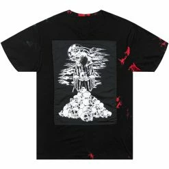 MENS TEES GARCIA GRAPHIC T-SHIRT-RED Tops