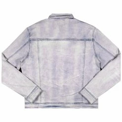 MENS DENIM JACKETS GEGE DENIM JACKET- LT WASH