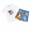 GIRLS DENIM SET New Arrivals Girls Claudia White Denim Short Set