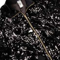 WOMENS TRACK SETS GLIMMER TRACKSET-BLACK