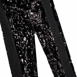 WOMENS TRACK SETS GLIMMER TRACKSET-BLACK