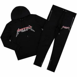 MENS TRACK SETS GLOC TRACK SET-BLACK