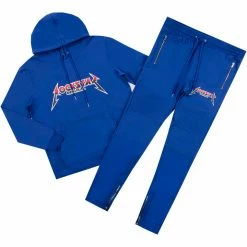 MENS TRACK SETS GLOC TRACK SET-ROYAL BLUE