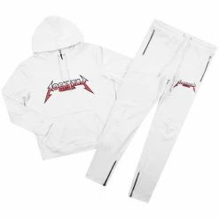 MENS TRACK SETS GLOC TRACK SET-WHITE