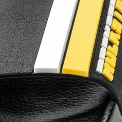 BOYS ACCESSORIES KIDS GODFREY SLIDES-BLK/YELLOW New Arrivals