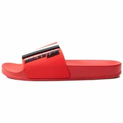 Best Sale 😀 MENS ACCESSORIES GODFREY SLIDES- RED 🔥 7 MENS ACCESSORIES GODFREY SLIDES- RED