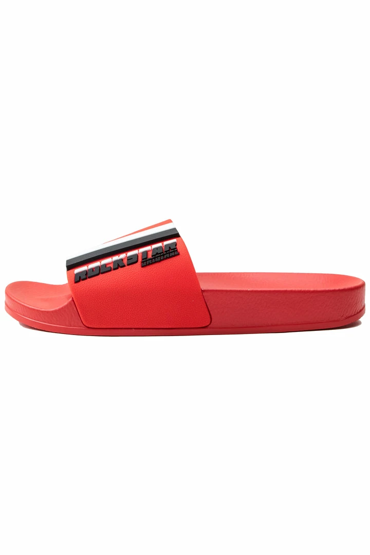 Best Sale 😀 MENS ACCESSORIES GODFREY SLIDES- RED 🔥 3 MENS ACCESSORIES GODFREY SLIDES- RED