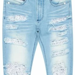 MENS JEANS Denim Haider Blue/White Jean