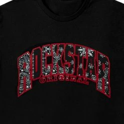 MENS TEES Tops HAIDER PRINTED T-SHIRT-BLACK