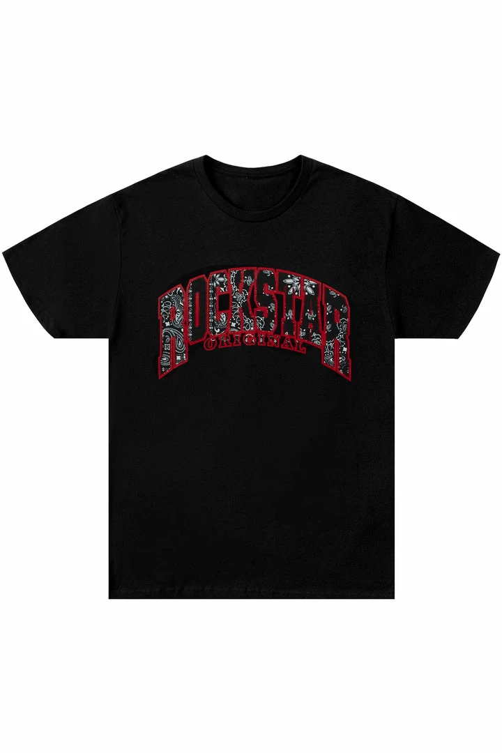 New 🔥 MENS TEES Tops HAIDER PRINTED T-SHIRT-BLACK 😀 1 MENS TEES Tops HAIDER PRINTED T-SHIRT-BLACK