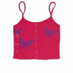 WOMENS TOPS HENLEE TANK TOP-FUCHSIA Best Seller