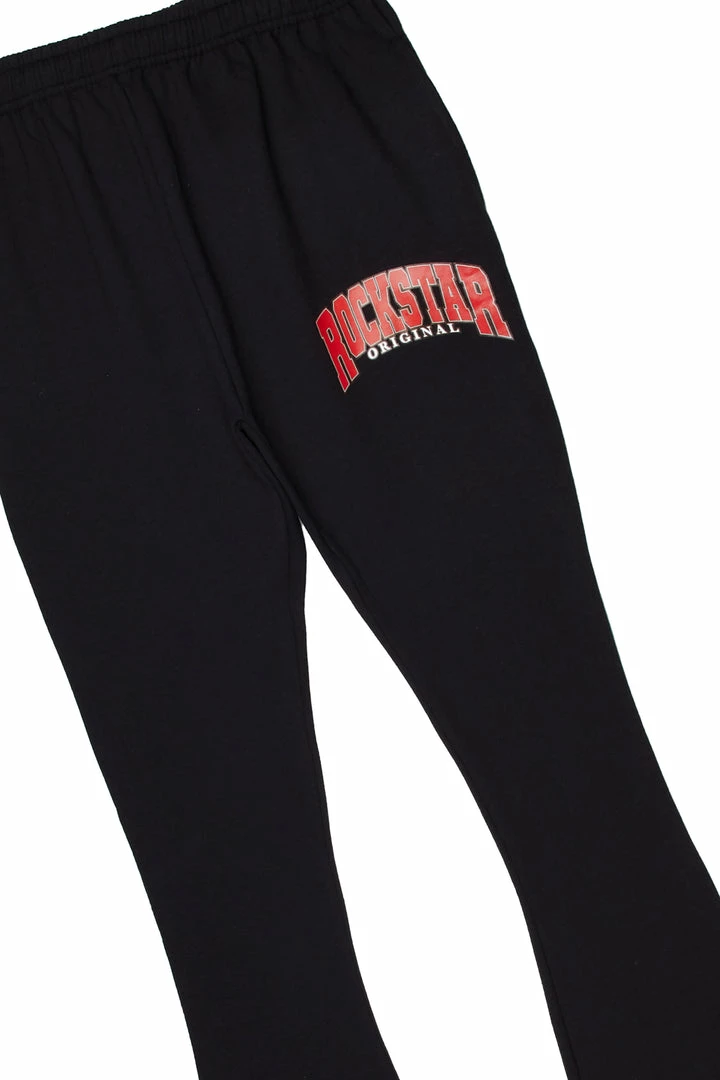 Best Sale ๐ MENS TRACK SETS HESS T-SHIRT/FLARE PANT SET-BLACK ๐ 7 MENS TRACK SETS HESS T-SHIRT/FLARE PANT SET-BLACK