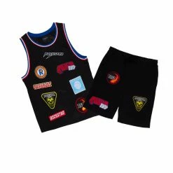 MENS SHORT SETS FENDER SHORT SET-BLACK Track Sets