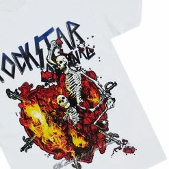 MENS SHORT SETS ILAGO T-SHIRT/DENIM SHORT SET-WHITE