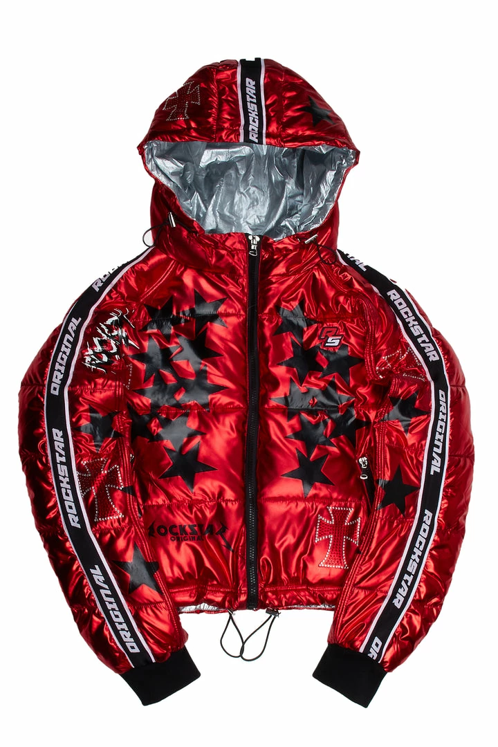 Outlet โค๏ธ WOMENS OUTERWEAR STELLA PUFFER JACKET-METALLIC RED ๐ฅ 6 WOMENS OUTERWEAR STELLA PUFFER JACKET-METALLIC RED