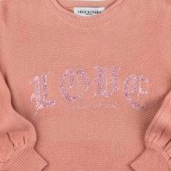 GIRLS SWEATSHIRTS New Arrivals GIRLS JEMMA SWEATER-APRICOT
