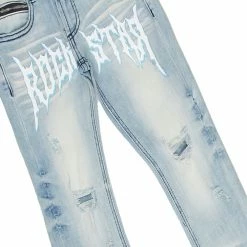 BOYS DENIM SETS New Arrivals BOYS ODDVAR T-SHIRT/JEAN SET-BEIGE